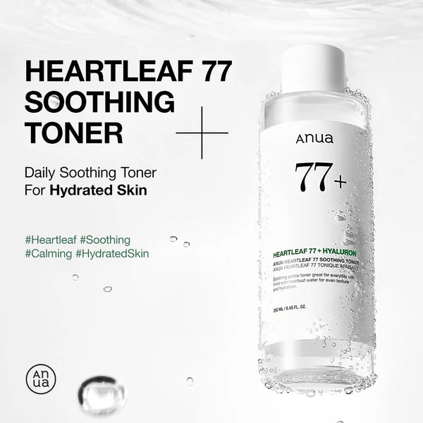 Anua Heartleaf 77 Soothing Toner | Calm & Hydrate Sensitive Skin