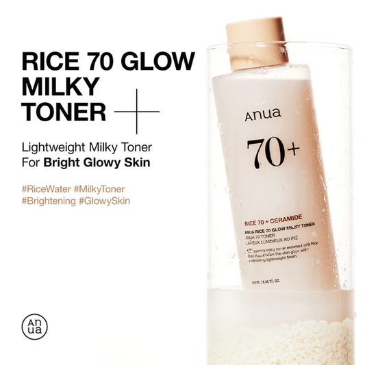 Anua Rice 70 Glow Milky Toner | Brightening & Hydrating Essence Toner