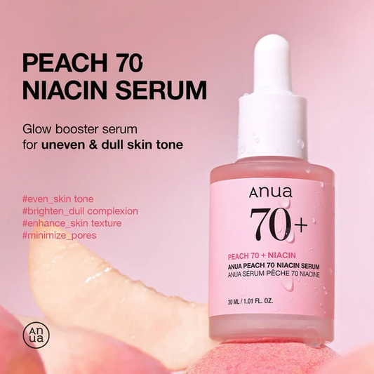 Anua Peach 70% Niacinamide Serum | Brightening & Radiance Boost Serum