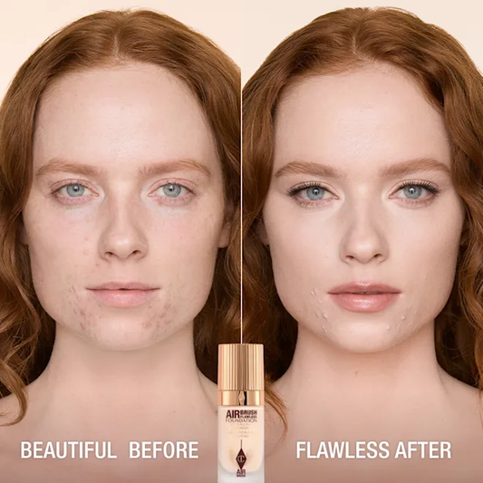Charlotte Tilbury Airbrush Flawless Foundation | 2-COOL | Full Coverage, Long-Lasting Matte Finish