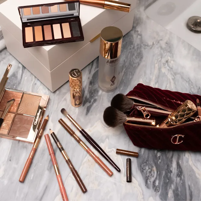 Charlotte Tilbury Makeup Bag of Dreams Mini | Luxury Travel Makeup Pouch