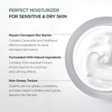 Anua Heartleaf 70% Intense Calming Cream | Soothing & Barrier Repair Moisturizer