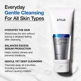 Anua 8 Hyaluronic Acid Hydrating Gentle Foaming Cleanser | Moisture-Rich Deep Cleanse