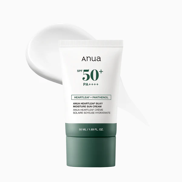 Anua Heartleaf Silky Moisture Mild Sunscreen | Lightweight & Soothing UV Protection