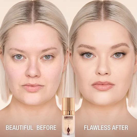 Charlotte Tilbury Airbrush Flawless Foundation | FAIR-2 | Full Coverage, Long-Lasting Matte Finish