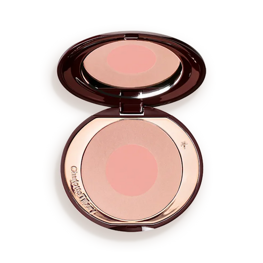 Charlotte Tilbury Cheek to Chic First Love | Natural Peach Glow Powder Blush