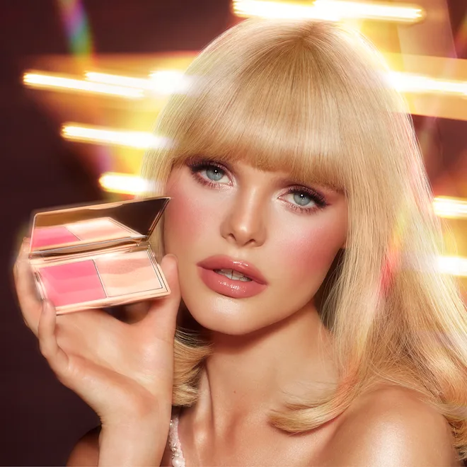 CHARLOTTE TILBURY | HOLLYWOOD BLUSH & GLOW GLIDE PALETTE LIGHT TO MEDIUM
