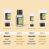 COSRX ALL ABOUT SNAIL KIT 4-step